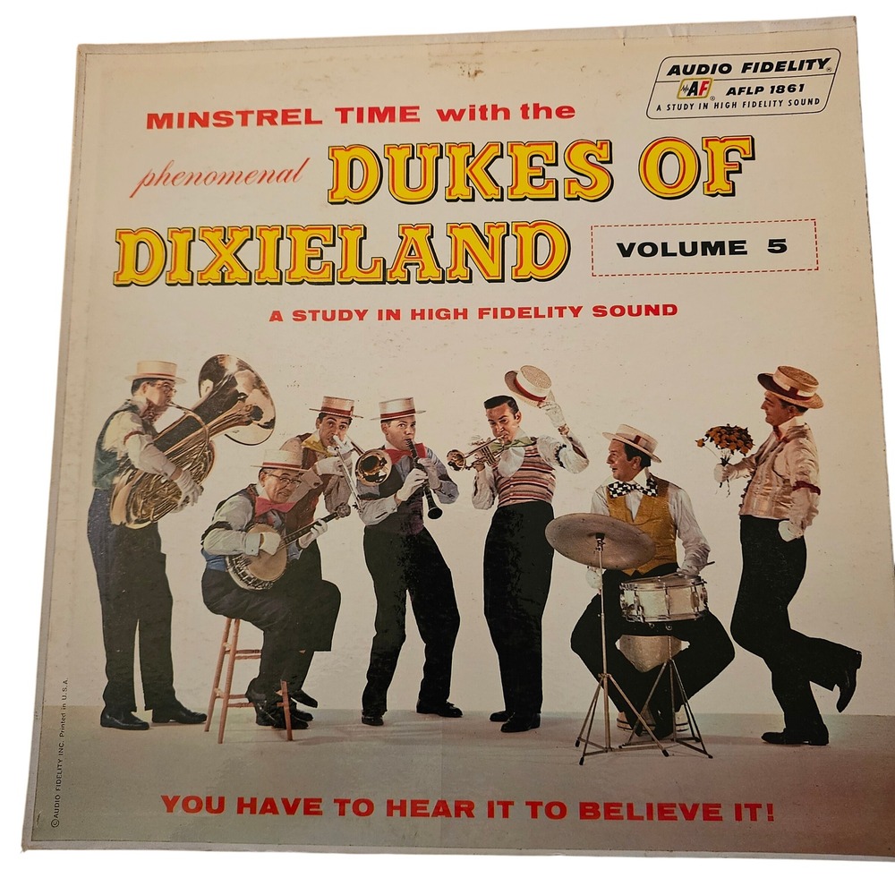 DUKES OF DIXIELAND MINSTREL TIME VOLUME 5 (VG+) AFLP-1861 LP VINYL RECORD